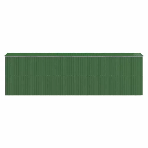  zöld horganyzott acél kerti fészer 192x689x223 cm
