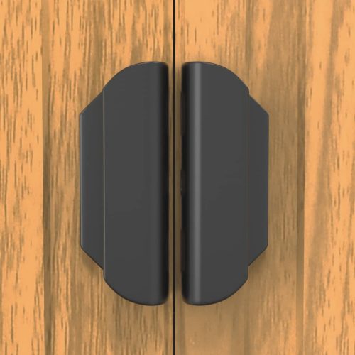  világosbarna horganyzott acél kerti fészer 192 x 440 x 223 cm