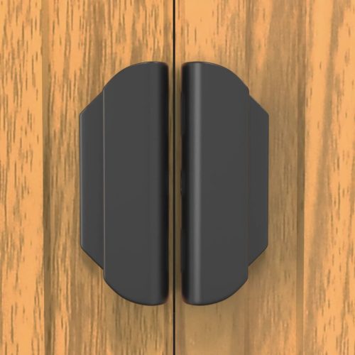  világosbarna horganyzott acél kerti fészer 192x523x223 cm