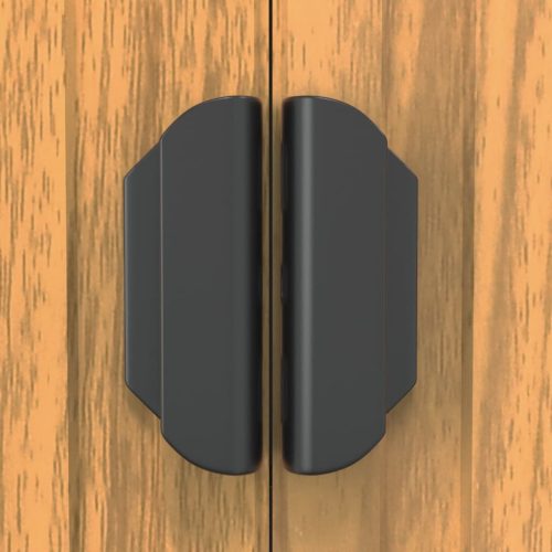  világosbarna horganyzott acél kerti fészer 192x938x223 cm