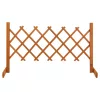  narancssárga tömör fenyőfa rácsos kerti kerítés 120 x 60 cm