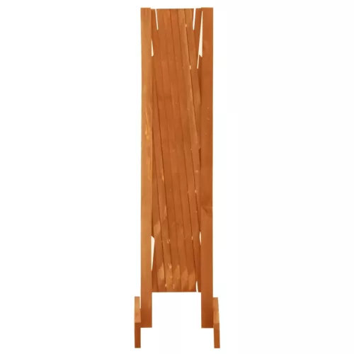  narancssárga tömör fenyőfa rácsos kerti kerítés 120 x 90 cm