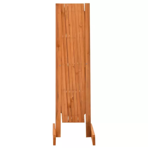  narancssárga tömör fenyőfa rácsos kerti kerítés 150 x 80 cm