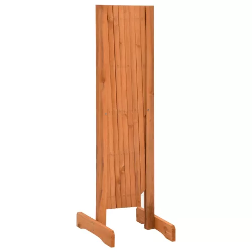  narancssárga tömör fenyőfa rácsos kerti kerítés 150 x 80 cm
