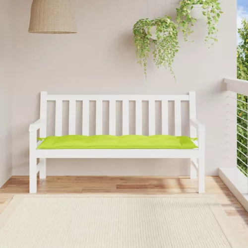  élénkzöld oxford szövet kerti padpárna 150 x 50 x 7 cm