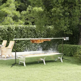    rozsdamentes acél automatikus grillsütő és tálca készlet