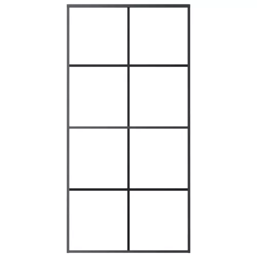  ESG üveg-alumínium tolóajtó fémszerelvény-szettel 102,5x205 cm