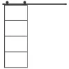  ESG üveg és alumínium tolóajtó fémszerelvény-szettel 76x205 cm