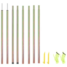  2 db horganyzott acél napvitorlaoszlop 200 cm