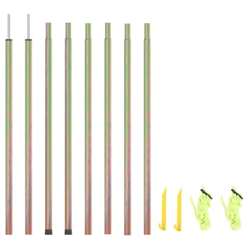  2 db horganyzott acél napvitorlaoszlop 250 cm