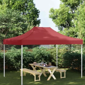  burgundi vörös tető partisátorhoz 4,5 x 3 m 270 g/m²