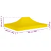  sárga tető partisátorhoz 4,5 x 3 m 270 g/m²