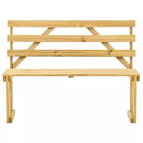  impregnált fenyőfa kerti pad 120 cm