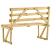  impregnált fenyőfa kerti pad 120 cm