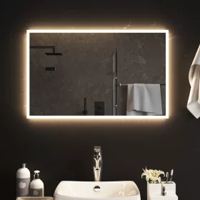  LED-es fürdőszobatükör 50x80 cm