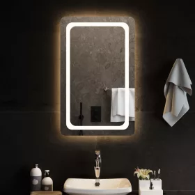  LED-es fürdőszobatükör 50x80 cm