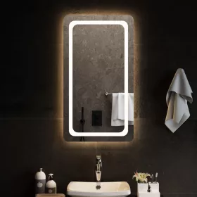  LED-es fürdőszobatükör 50x90 cm