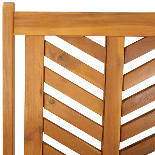  5 Darabos Kerti Étkező Szett Tömörfa Akácfa