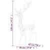  3 db meleg fehér fényű akril karácsonyi rénszarvasdísz 120 cm