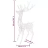  2 db színes XXL akril karácsonyi rénszarvas 250 LED 180 cm