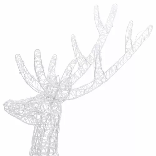  3 db színes XXL akril karácsonyi rénszarvas 250 LED 180 cm