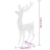  3 db színes XXL akril karácsonyi rénszarvas 250 LED 180 cm