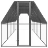  kültéri horganyzott acél tyúkól 2x10x2 m