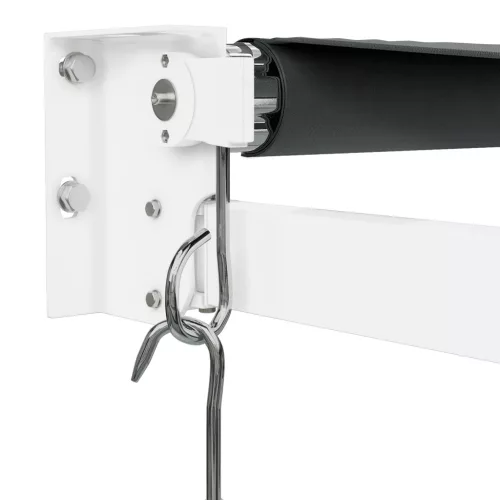  antracit szövet és alumínium behúzható napellenző 3 x 2,5 m