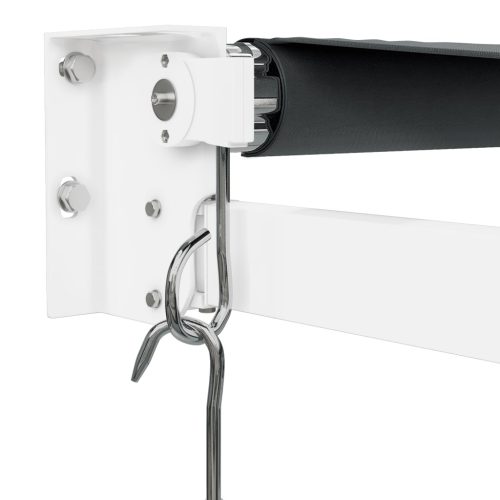  antracit szövet és alumínium behúzható napellenző 4 x 3 m