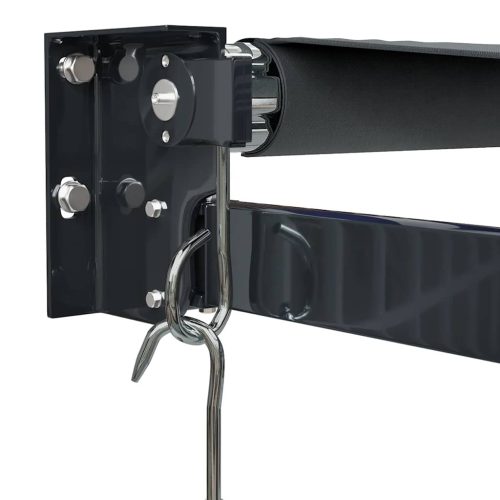  antracit szövet és alumínium behúzható napellenző 4 x 3 m