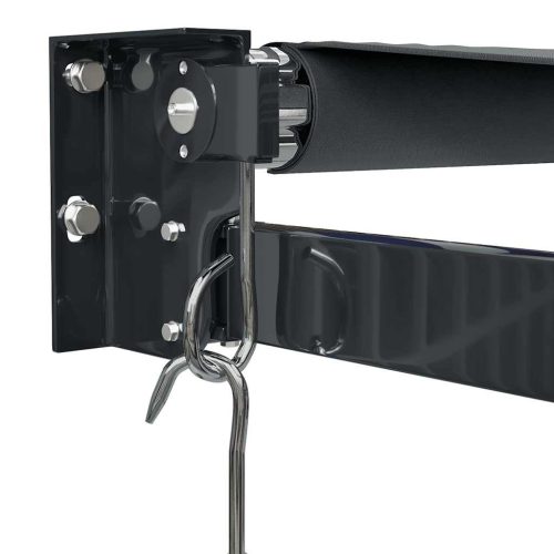  antracit szövet és alumínium behúzható napellenző 5 x 3 m