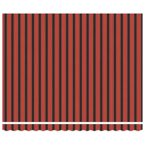  narancs-barna szövet és alumínium behúzható napellenző 4 x 3 m