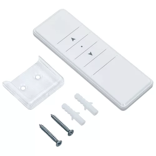  kék és fehér automata behúzható napellenző 3 x 2,5 m