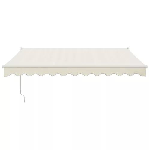  krémszínű automata behúzható napellenző 3 x 2,5 m