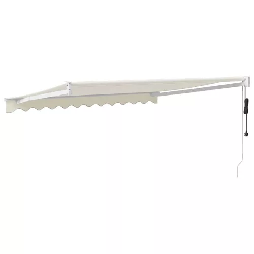  krémszínű automata behúzható napellenző 3 x 2,5 m