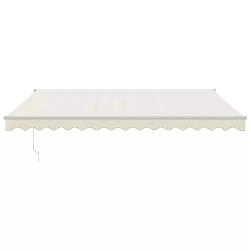  krémszínű automata behúzható napellenző 4 x 3 m
