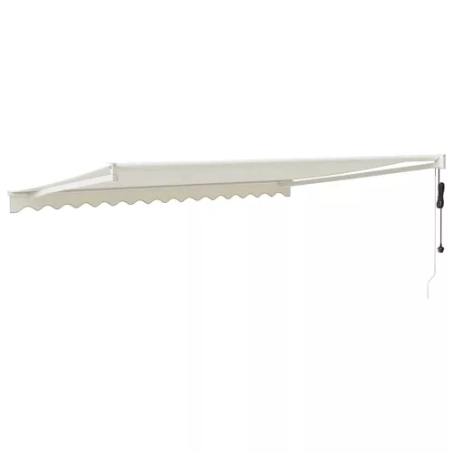  krémszínű automata behúzható napellenző 4 x 3 m
