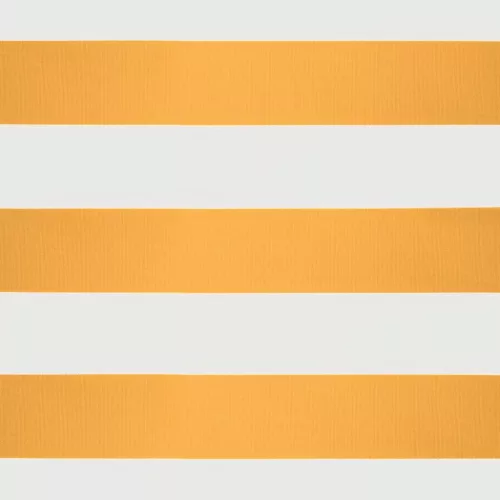  sárga-fehér automata behúzható napellenző 5 x 3 m