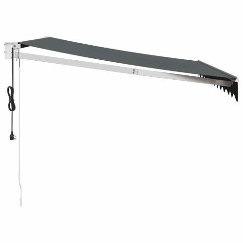 antracitszürke automata behúzható napellenző 3 x 2,5 m