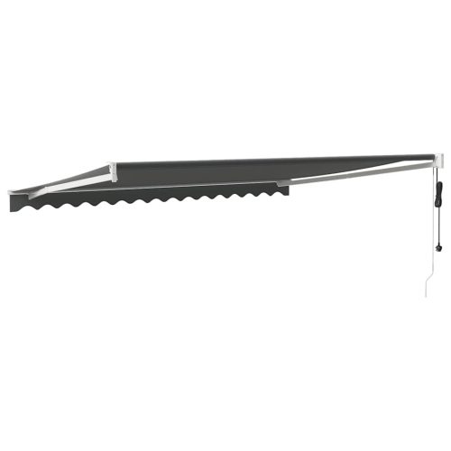  antracitszürke automata behúzható napellenző 4 x 3 m