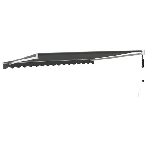  antracitszürke automata behúzható napellenző 4,5 x 3 m
