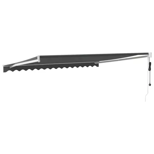  antracitszürke automata behúzható napellenző 5 x 3 m