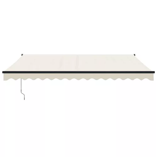  krémszínű automata behúzható napellenző 4 x 3 m