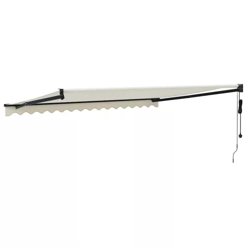  krémszínű automata behúzható napellenző 4 x 3 m