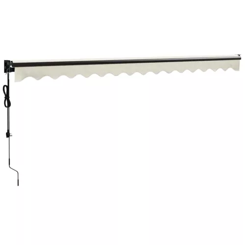  krémszínű automata behúzható napellenző 4 x 3 m