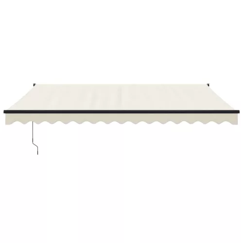  krémszínű automata behúzható napellenző 4,5 x 3 m