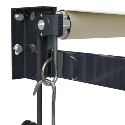  krémszínű automata behúzható napellenző 4,5 x 3 m