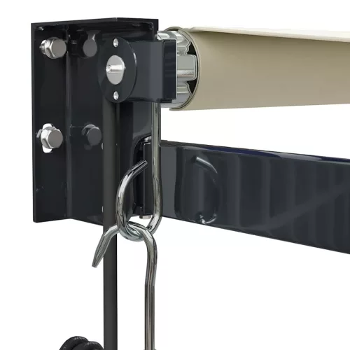  krémszínű automata behúzható napellenző 5 x 3 m