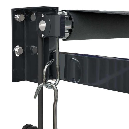  antracitszürke automata behúzható napellenző 4,5 x 3 m