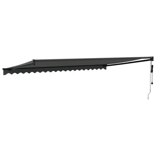  antracitszürke automata behúzható napellenző 5 x 3 m